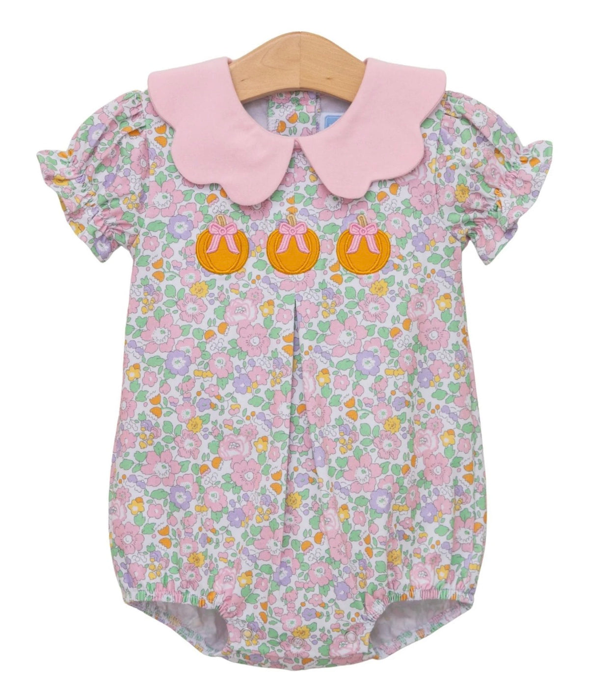 pumpkin floral bubble 12m