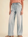 TWEEN KIDS GIRLS WIDE LEG DENIM PANTS
