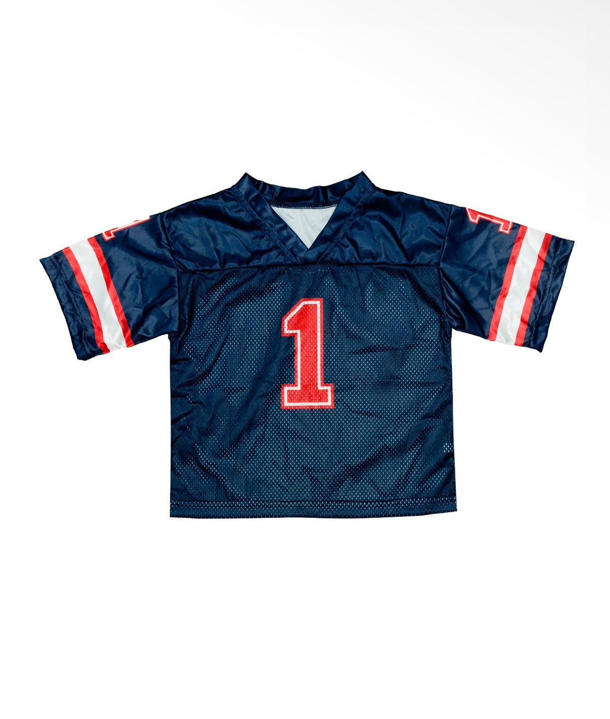 navy and red jersey