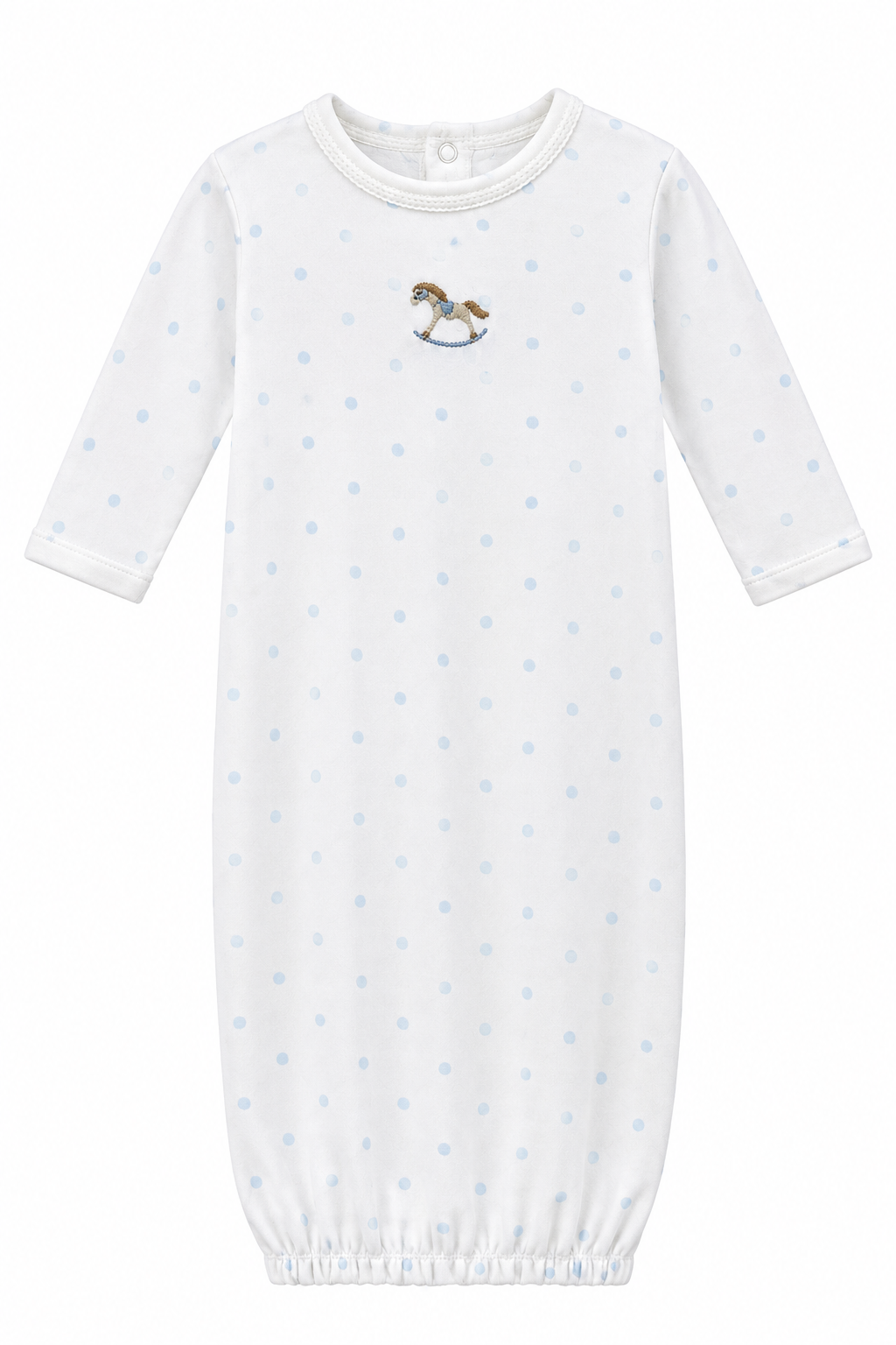 POLKA DOT GOWN ROCKING HORSE