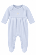 CROCHET CROSS SLEEPER BLUE
