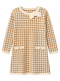 Bow Detail Organic Sweater Dress