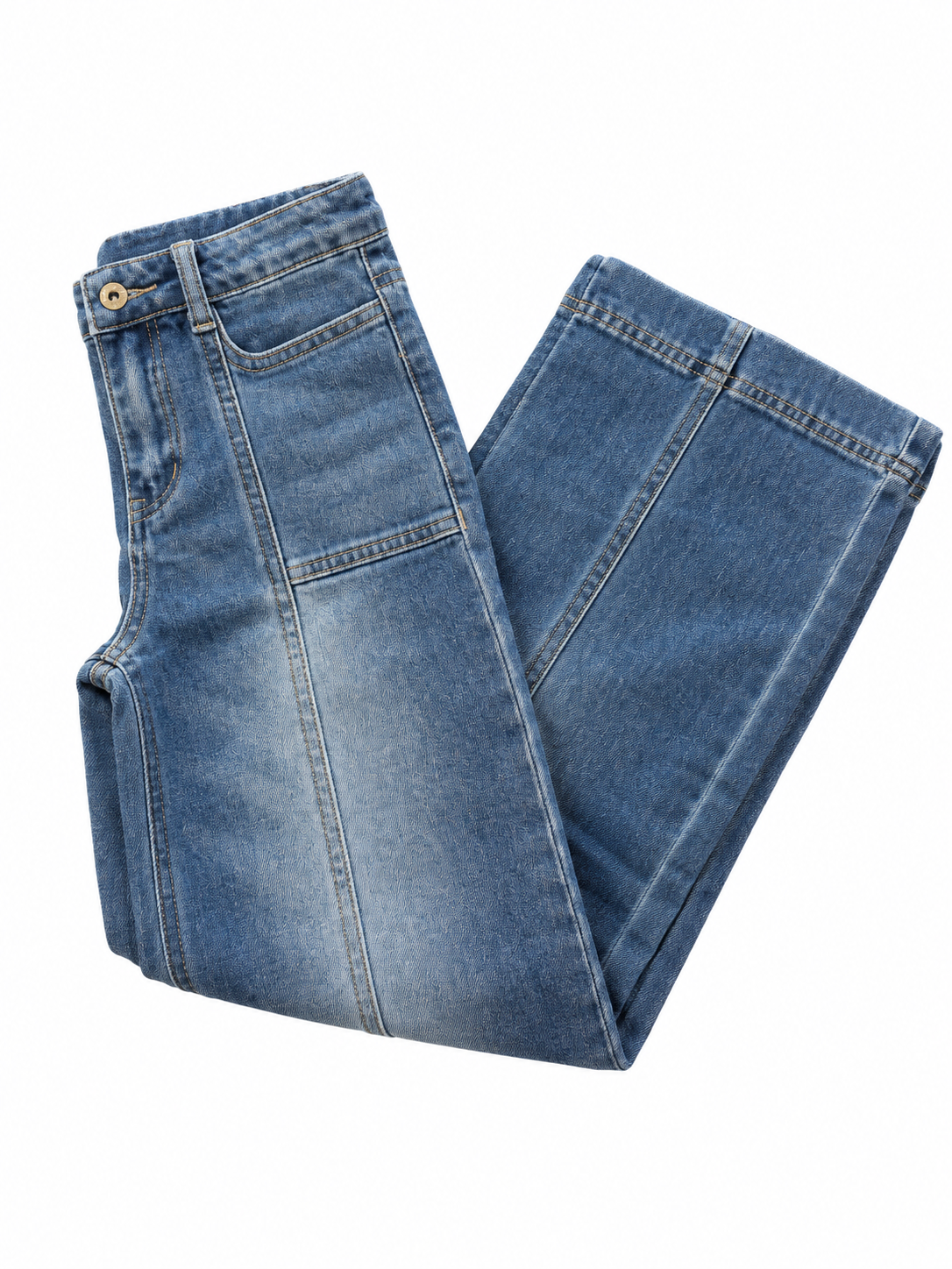 front seam jeans