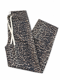 leopard tie jean